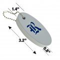 Graphics More Rice University Owls Logo Floating Keychain Oval Foam Fishing Boat Buoy Key Float