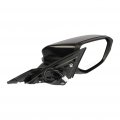 Ocpty Black Right Side Mirror Fit For 2016-2018 Honda Civic Smooth Glass Manual Folding