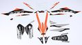 Dcor Visuals Cor 9 Full Graphics Trim White Numberplates Ktm 125 Sx 250 350 450 Sxf 2016 20-30-206 