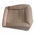 Secosautoparts Front Driver Passenger Bottom Replacement Leather Seat Cover Tan Compatible With Ford Excursion Limited Xlt 2000