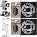 Niche Front Brake Rotor Caliper Pad Kit For Polaris Magnum 325