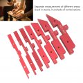Router Table Setup Bars 7pcs Aluminumup Blocks Height Gauge Set For Saw Accessories Angle Woodworking Set Ur Table Setup Bars