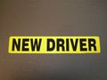 Driver Magnet Reflective Black On Yellow