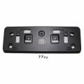 Your Auto Replacement Polypropylene Front License Plate Bracket Crshx18396 