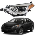 Clear Lens Left Side Headlamp Driver Headlight Assembly Replacement For Corolla 4-door Sedan 2014-2016 To2502216 8115002e60 