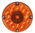 Maxxima M90081y 17 Led Amber 7 Round Park Turn Bus Light 