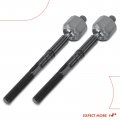 A-premium 2 X Front Inner Tie Rod Ends Compatible With Cadillac Ats 2013 2014 2015 2016 2017 2018 2019 Replace Ev801399 Ms50744