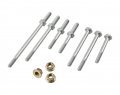 1979-1993 Mustang Correct Style Water Pump Coated Bolts And Lock Nuts Set Kit 