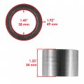 Caltric Muffler Gasket For Yamaha Wr250f 2001 2002 2003 2004 2005 2006 2007 2008 2009