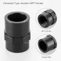 6 Pcs 1 2 Pvc Female Adapter Pipe Fitting Fit For Sch80 Slip Coupling To Threaded Connector With Sealing Tape Socket X Npt Dark