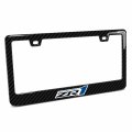 Ipick Image Black Real 3k Carbon Fiber Finish Abs Plastic License Plate Frame For Chevrolet Corvette C6 Zr1 In 3d