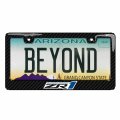 Ipick Image Black Real 3k Carbon Fiber Finish Abs Plastic License Plate Frame For Chevrolet Corvette C6 Zr1 In 3d