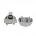Runmade Grey Interior Sun Visor Hook Clip Bracket Compatible With Audi A6 C6 Vw Passat B7 Polo