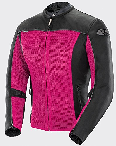 Joe Rocket Velocity Womens Textile Mesh Motorcycle Jacket Pink Black X-small