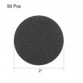 Uxcell 2-inch Hook And Loop Sanding Disc Wet Dry Silicon Carbide 120 Grit 50 Pcs
