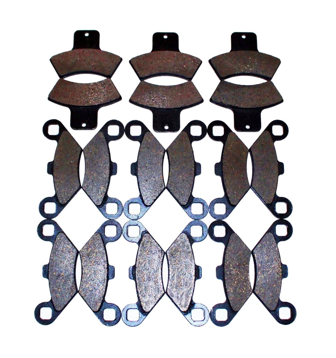 Front And Rear Brake Pads For 2002 Polaris 400 Xplorer Explorer 4x4 Semi Metallic Compound Brakes