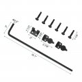 Uxcell 18 Cane Bolt Gate Drop Rod For Wood Fence Iron Hardware Ground Latch Wooden And Holding Door Metal With Black Finish