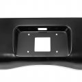 Kuafu Rear Roll Pan Compatible With 2007-2013 Silverado Sierra 1500 Fleetside Bed Truck Bumper Steel W License Light Black