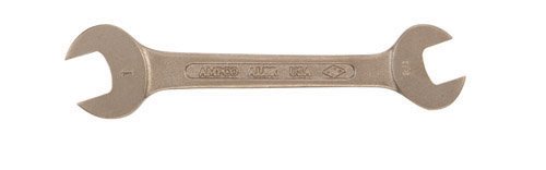 Ampco Safety Tools Wo-9x10 Double Open Wrench Non-sparking Non-magnetic Corrosion Resistant 9 X 10 Mm