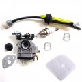 Carburetor With Tune Up Kit For Echo Srm2400 Srm2601 Srm2610 Pe2601 Walbro Wyj-192-1 