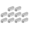 10pcs Round Ended Feather Key 4 X 10mm Carbon Steel Parallel Drive Shaft Stock Machine Keyway For Type Fastening Connection 