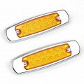10pcs Car Led Side Marker Lights 12v 12led Automotive Front Rear Indicators Light Super Bright Waterproof Warning For Truck Bus
