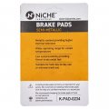 Niche Front Rear Brake Rotor Pad Semi Metallic Kit For Polaris Sportsman 1000 850