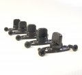 Common Sense Fasteners Turn Button W 6 1 2 Inch Mounting Screws Black Oxide Government 5 Piece 