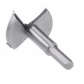 Uxcell Forstner Drill Bits 65mm Tungsten Carbide Wood Hole Saw Auger Opener Woodworking Hinge Drilling Boring Bit Cutter Gray
