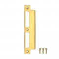 Uxcell Door Strike Plate 195mm X 40mm 201 Stainless Steel Latch Deadbolt For Frame Jamb Gold