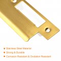 Uxcell Door Strike Plate 195mm X 40mm 201 Stainless Steel Latch Deadbolt For Frame Jamb Gold
