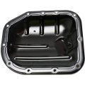 Oil Pan For 2017 Toyota Yaris Ia Driver Or Passenger Side Steel Material Clx-m0-usa-rept311306-cl360a76 Black Single Piece 