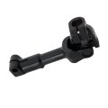 Lower Steering Shaft For Dodge Ram 1500 2002 2003 2004 2005 Steel Black 4wd Rwd 1 37 In Diameter Replaces 55351444ac 55351444ad 