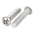 Uxcell M10x50mm 304 Stainless Steel Button Head Torx Security Machine Screws 2pcs