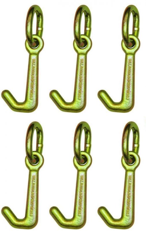 Ba Products Qty 6 Fjhg7-l X6 G70 Mini J Finger Hook On Chain Link Rollback Wrecker Car Carrier 11-7j-l