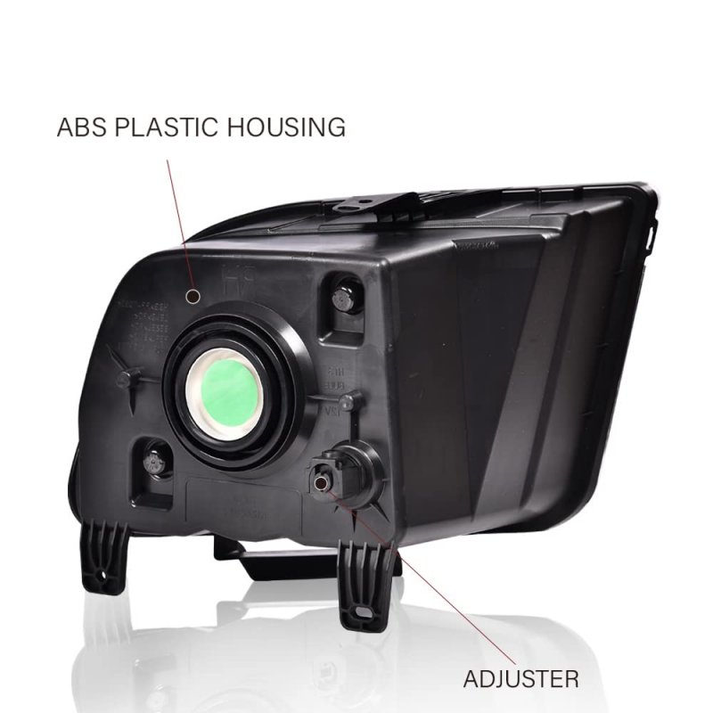 Headlight For 05-09 Ford Mustang Driver Passenger Side Smoky Lens Black Housing