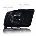 Headlight For 05-09 Ford Mustang Driver Passenger Side Smoky Lens Black Housing