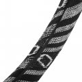 X Autohaux 40cm 16 Inch Universal Car Steering Wheel Cover Decorates With Ethnic Style Black White Printing Pattern