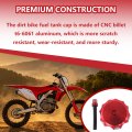 Fuel Tank Cap Cover For Honda Crf 250r 250x 450x Trx 450r 400ex Motorcycle 2005 To 2010 Cnc Billet Aluminum With Respirator And