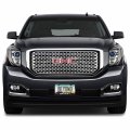 Ipick Image For Gmc Denali Real Black Forged Carbon Fiber 50 States License Plate Frame