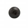 Uxcell 4pcs M5x12mm 10 9 Grade Hex Socket Reverse Left Hand Thread Screw Bolt Black