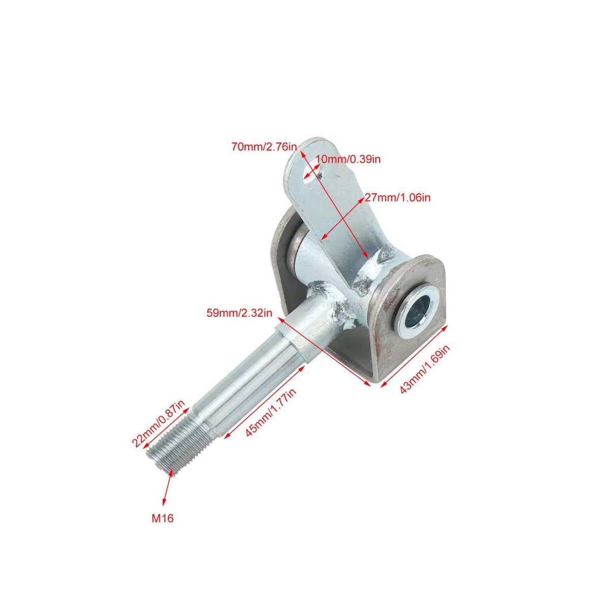 4 5inx5 8in 2pcs Spindle Bracket Replacementa Other Auto Partsa Right Left Steel Alloy Set For Go Kart Accessories