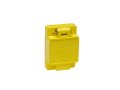 Woodhead 67w76 Watertite Wet Location Locking Blade Receptacle Yellow 3pole 4wire 3phase Single Flip Lid Nema L16-20 