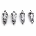 Smt- 4 Pcs Chrome Eagle Head Bolts Screws Compatible With License Plate Tag Frame Windshield Trim P N Xh6009-a