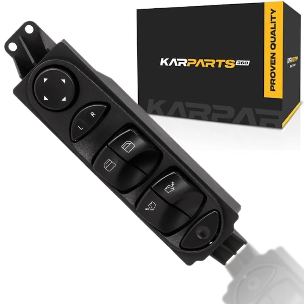 Window Switch For Mercedes Benz Sprinter 3500 2500 2010 To 2017 Front Or Rear Driver Side Black Replacement A9065451413