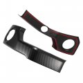 Carbon Fiber Pattern Car Interior Center Console Air Condition Outlet Vent Decor Cover Trim Set For Toyota Tundra 2014-2021