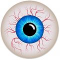Bloodshot Zombie Eyeball Ceramic Cabinet Drawer Knob 