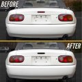 Rear 3rd Brake Light Smoke Lens Red Led For 1990 To 1997 Mazda Miata Mx5 Mk1 Eunos Roadster Plug And Play Error Free High Mount