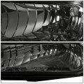 Smoke Lens Headlights Bundle With Clear Driving Fog Lights Compatible Ford F250 F350 F450 Super Duty Excursion 05-07