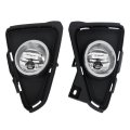 Antuko 2 Pcs Front Fog Lights Assembly Left And Right Side Replacement For Rav 4 2016 2017 2018 With Clear Black